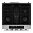 Kitchenaid® 5.0 Cu. Ft. Smart Slide-in Gas Range with Convection Cooking Modes and 2-in-1 Burner KSGS530SPS