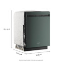Kitchenaid® 360° Max Jets™ Third Rack Dishwasher with ProDry™ System, 44 dBA KDFS424SJP