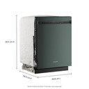 Kitchenaid® Third Level Jet Rack Dishwasher with 40+ Total Wash Jets, 41 dBA KDFS324SJP