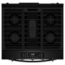 Whirlpool® 30-inch Gas Smart Range with Fan Convection Air Cooking Technology WSGS5030SB