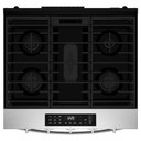 Whirlpool® 30-inch Gas Smart Range with Fan Convection Air Cooking Technology WSGS5030SZ