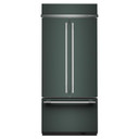 Kitchenaid® 20.8 Cu. Ft. 36" Built-In French Door Bottom Mount Refrigerator with Platinum Interior KBFN536SJP
