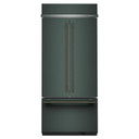 Kitchenaid® 20.8 Cu. Ft. 36" Built-In French Door Bottom Mount Refrigerator with Platinum Interior KBFN536SJP