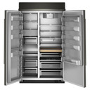 Kitchenaid® 30 Cu. Ft. 48" Built-In Side-by-Side Refrigerator with Platinum Interior KBSN748SBE