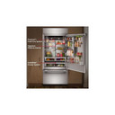Kitchenaid® 20.8 Cu. Ft. 36" Built-In Bottom Mount Refrigerator with Platinum Interior KBBR336SPS
