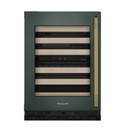 Kitchenaid® 24" Undercounter Wine Cellar with Full-Extension Wood-Front Racks KUWL524SJP