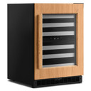 Kitchenaid® 24" Undercounter Wine Cellar with Full-Extension Wood-Front Racks KUWR324SPA