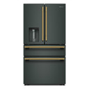 Kitchenaid® 29 cu. ft. French Door Refrigerator with Exterior Water and Ice and FreshChill™ Full-Width Refrigerated Drawer KRMF436SJP