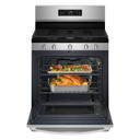 Whirlpool® 30-inch Gas Range with Air Cooking Technology and Steam Clean WFGS4530SZ