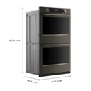 Kitchenaid® Smart Double Wall Oven with Assisted Cooking Modes KOED730SBE