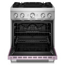 Kitchenaid® 30-Inch 4 Burner Commercial-Style Dual Fuel Range with No Preheat Air Fry Mode KFDS930SWF
