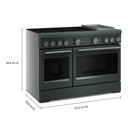 Kitchenaid® 48-Inch 6-Element Induction Freestanding Commercial-Style Range with Griddle KFID948SJP