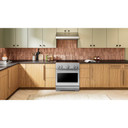 Kitchenaid® 30-Inch 4-Element Induction Freestanding Commercial-Style Range with Air Fry KFIS930SSS