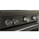 Kitchenaid® 30-Inch 4-Element Induction Freestanding Commercial-Style Range with Air Fry KFIS930SBE