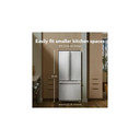 Kitchenaid® 20 cu. Ft. 30-Inch Width Standard Depth French Door Refrigerator with PrintShield® Finish and Interior Dispense KRFF330SPS