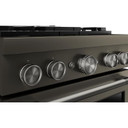 KitchenAid® 30-Inch 4 Burner Commercial-Style Gas Range with No Preheat Air Fry Mode KFGS930SBE