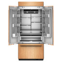 Kitchenaid® 20.8 Cu. Ft. 36" Built-In Panel-Ready French Door Bottom Mount Refrigerator with Platinum Interior KBFN536TPA