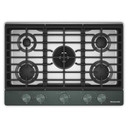 Kitchenaid® Gas-on-Metal Cooktop with an Integrated Wok Grate and CookShield™ Finish KCGK730SJP