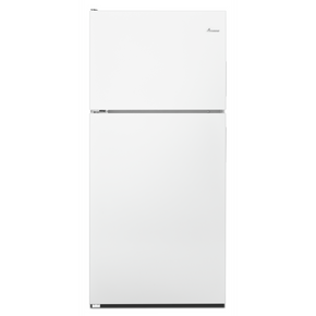 Amana® 30-inch Amana® Top-Freezer Refrigerator with Glass Shelves ART318FFDW