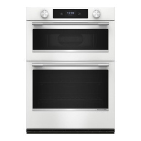 Kitchenaid® 30-inch Smart Electric Combo Wall Oven with Assisted Cooking Modes - White KOEC730SWH