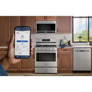 Maytag® 30-Inch Wide Freestanding Gas Range with Grill Mode and No Preheat Air Fry - 5.0 Cu. Ft. MFGS7030SZ