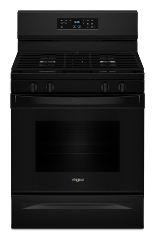 Whirlpool® 30-inch,5.3 cu ft, Gas Freestanding Range with 4 Burners WFGS3530RB
