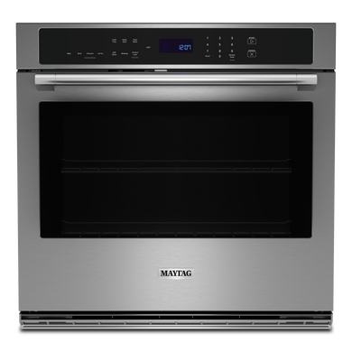 Maytag® 27-inch Single Wall Oven with Air Fry and Basket - 4.3 cu. ft. MOES6027LZ