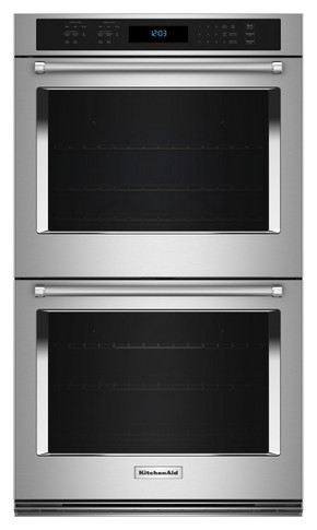 KitchenAid® 30" Double Wall Oven with Air Fry Mode KOED530PSS