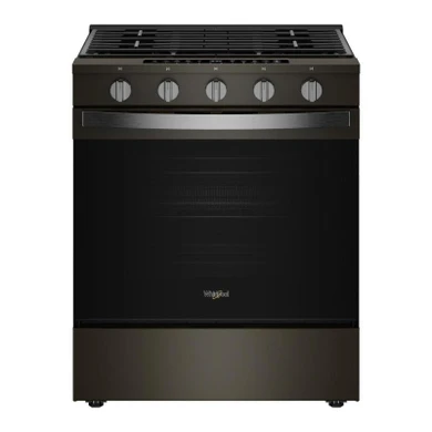 Whirlpool® 30-inch Smart Slide In Gas Range with True Convection, No Preheat Air Fry, Steam/Self Clean and High Speed Preheat WSGS7530RV
