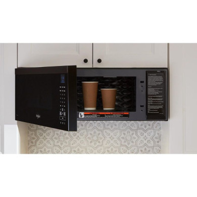 Whirlpool® 1.1 cu. ft. Smart Low Profile Microwave Hood Combination with 450 CRM 4-Speed Venting YWMML5530RW