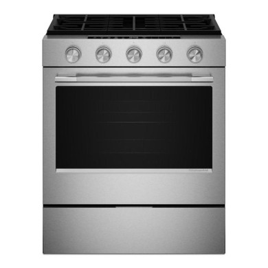 Kitchenaid® 5.0 Cu. Ft. Smart Slide-in Gas Range with Convection Cooking Modes KSGS330SPS