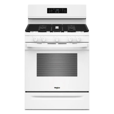 Whirlpool® 30-inch Gas Range with Air Cooking Technology and Steam Clean WFGS4530SW