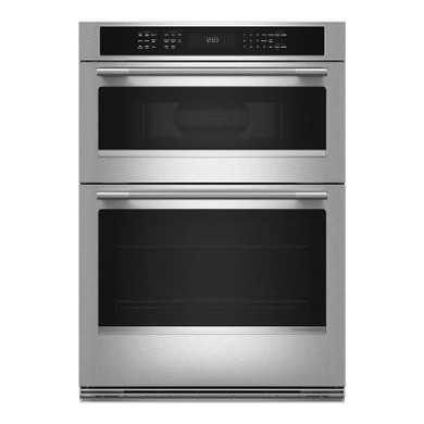Kitchenaid® 30-inch Electric Combo Wall Oven with No Preheat Air Fry Mode - PrintShield™ Finish KOEC530SPS