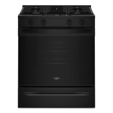 Whirlpool® 30-inch Gas Smart Range with No Preheat Mode and Steam Clean WSGS3330TB