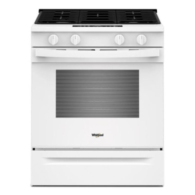 Whirlpool® 30-inch Gas Smart Range with Air Cooking Technology and Steam Clean WSGS4530TW