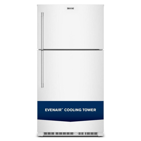 Maytag® 33-Inch Wide Top Mount Refrigerator with Garage Mode - 21 Cu. Ft. MRTX5121TW