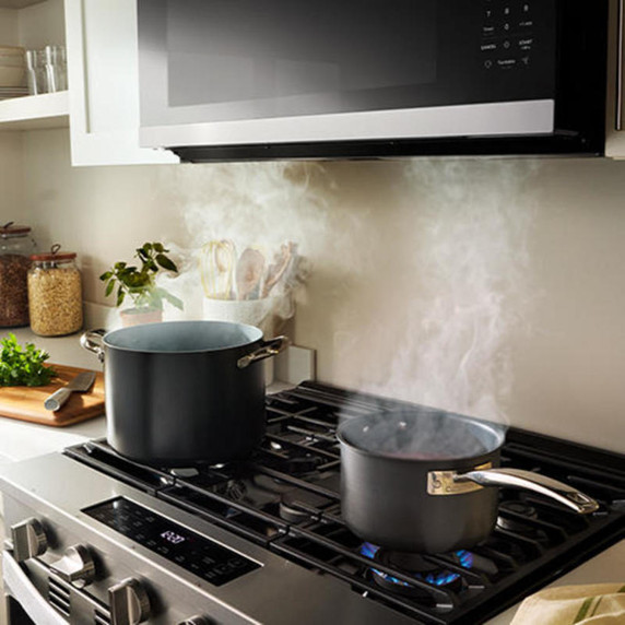 Whirlpool® 2.1 cu. ft. Microwave Hood with Sensor Cooking Technology and 4-Speed Venting. YWMMS5630TV