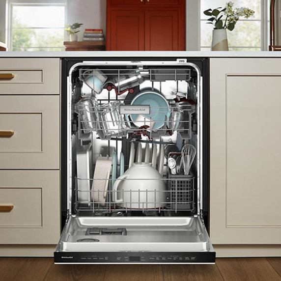 KitchenAid® 360° Max Jets™ Third Rack Dishwasher with Advanced ProDry™ System, 44 dBA KDTS624SPL