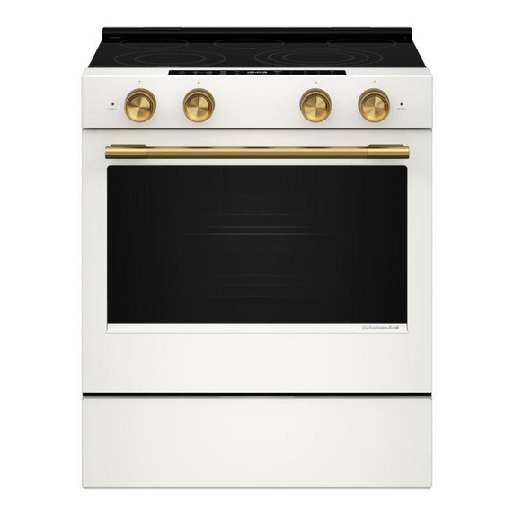 Kitchenaid® 5.3 Cu. Ft. Slide-in Electric Range with Two Even-Heat™ Hyper Elements and Convection Cooking Modes YKSES530SPL
