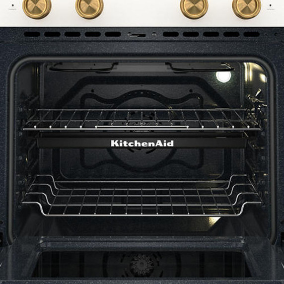 Kitchenaid® 5.3 Cu. Ft. Slide-in Electric Range with Two Even-Heat™ Hyper Elements and Convection Cooking Modes YKSES530SPL