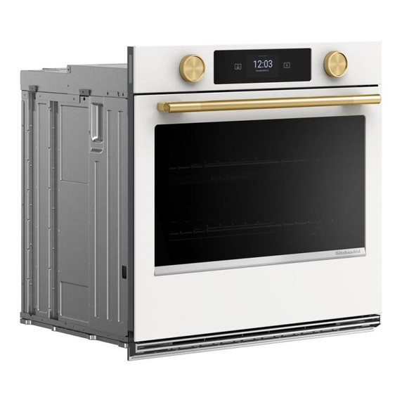 Kitchenaid® 30-inch Smart Electric Single Wall Oven with Assisted Cooking Modes KOES730SPL