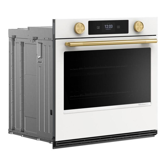Kitchenaid® 30-inch Smart Electric Single Wall Oven with Assisted Cooking Modes KOES730SPL