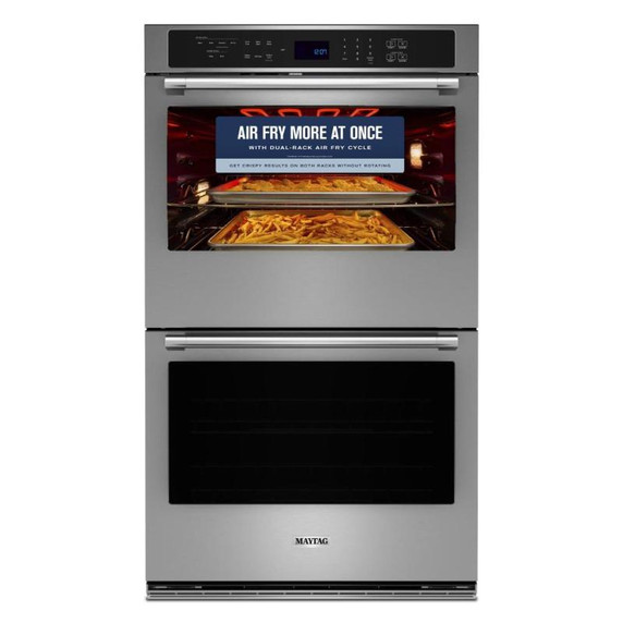 Maytag® 30-Inch Double Wall Oven with EvenAir™ True Convection System - 10.0 Cu. Ft. MOED4030TZ