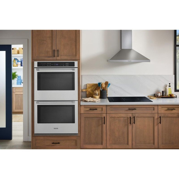 Maytag® 30-Inch Double Wall Oven with EvenAir™ True Convection System - 10.0 Cu. Ft. MOED4030TZ