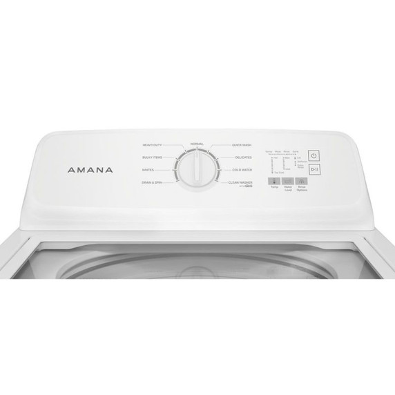 Amana® 4.6 Cu. Ft. IEC Washer with Slow-Close Glass Lid ATW4615TW