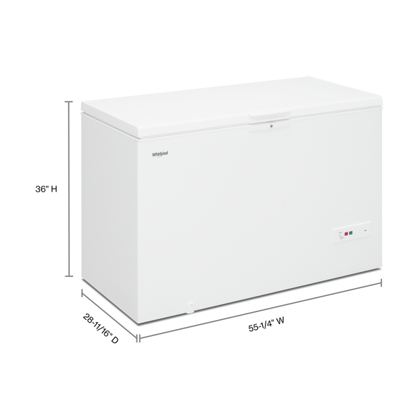 Whirlpool® 16 Cu. Ft. Convertible Chest Freezer with 3 Storage Levels WZC5216LW