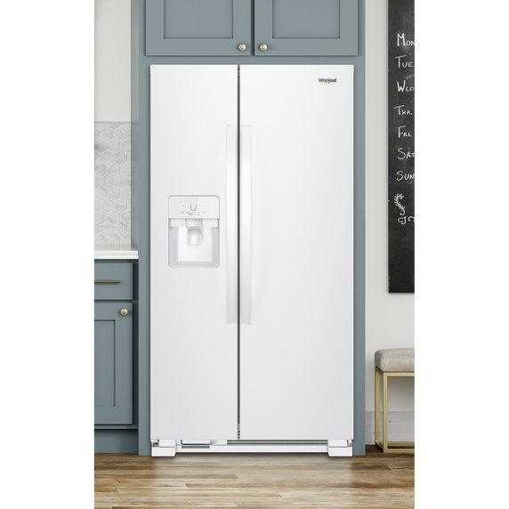 Whirlpool® 36-inch Wide Side-by-Side Refrigerator - 25 cu. ft. WRS325SDHW