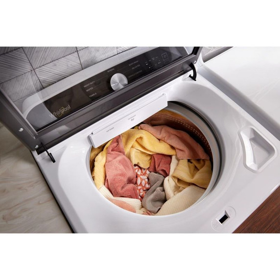 6.0-6.1 Cu. Ft. Whirlpool® Top Load Washer with Removable Agitator WTW6157PW