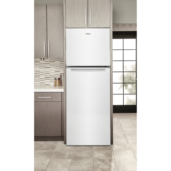 Whirlpool® 24-inch Wide Small Space Top-Freezer Refrigerator - 12.9 cu. ft. WRT313CZLW