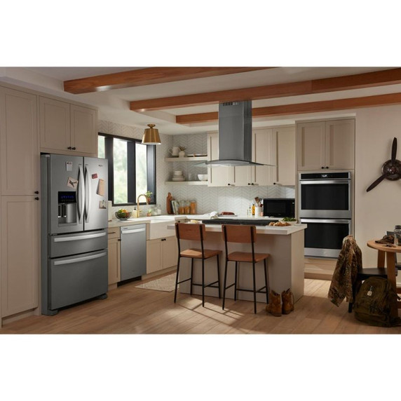 Whirlpool® 36-inch Gas Cooktop with EZ-2-Lift™ Hinged Cast-Iron Grates WCGK5036PS